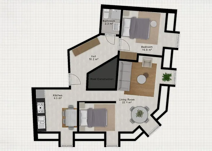 Admiral - Cosy 1-bdr In *